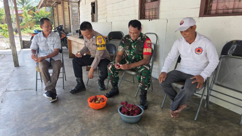 Cegah Potensi Gangguan Kamtibmas di Bukit Sua, Bhabinkamtibmas Polsek Rakumpit Perkuat Kemitraan