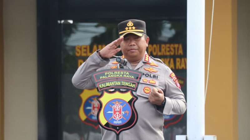 Apel jam Pimpinan, Kapolresta Palangka Raya Sampaikan Anev Pelaksanaan Tugas