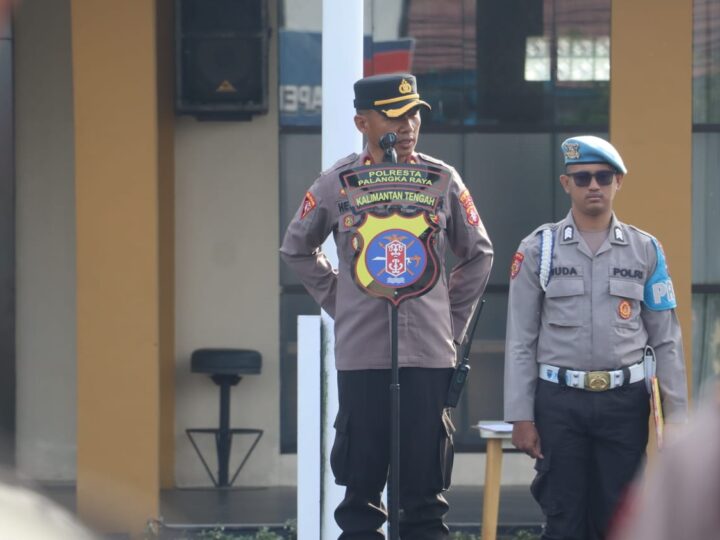Pimpin Apel Pagi di Mapolresta, Kabagops: Terus Tingkatkan Kepedulian Sesama Rekan Kerja
