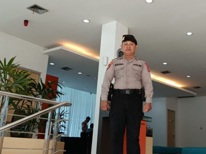 Satpamobvit Polresta Palangka Raya Gelar Pengamanan pada Sejumlah Kantor Bank