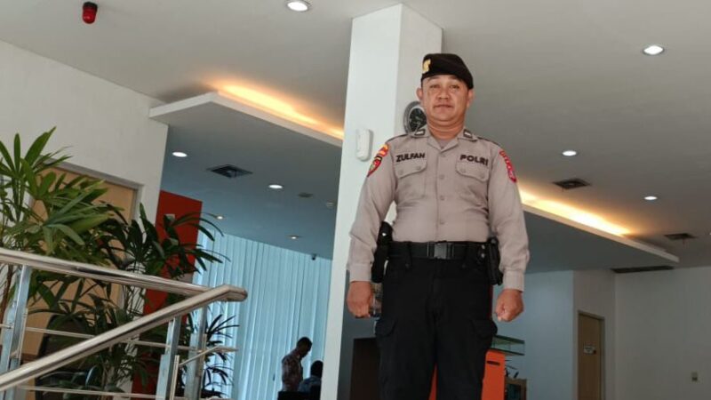 Satpamobvit Polresta Palangka Raya Gelar Pengamanan pada Sejumlah Kantor Bank