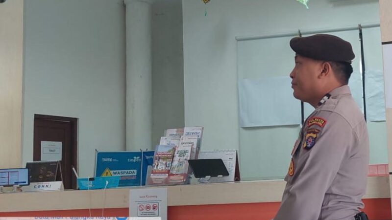 Patroli dan Imbauan ke Nasabah, Satpamobvit Polresta Palangka Raya Tingkatkan Pengawasan pada Perbankan