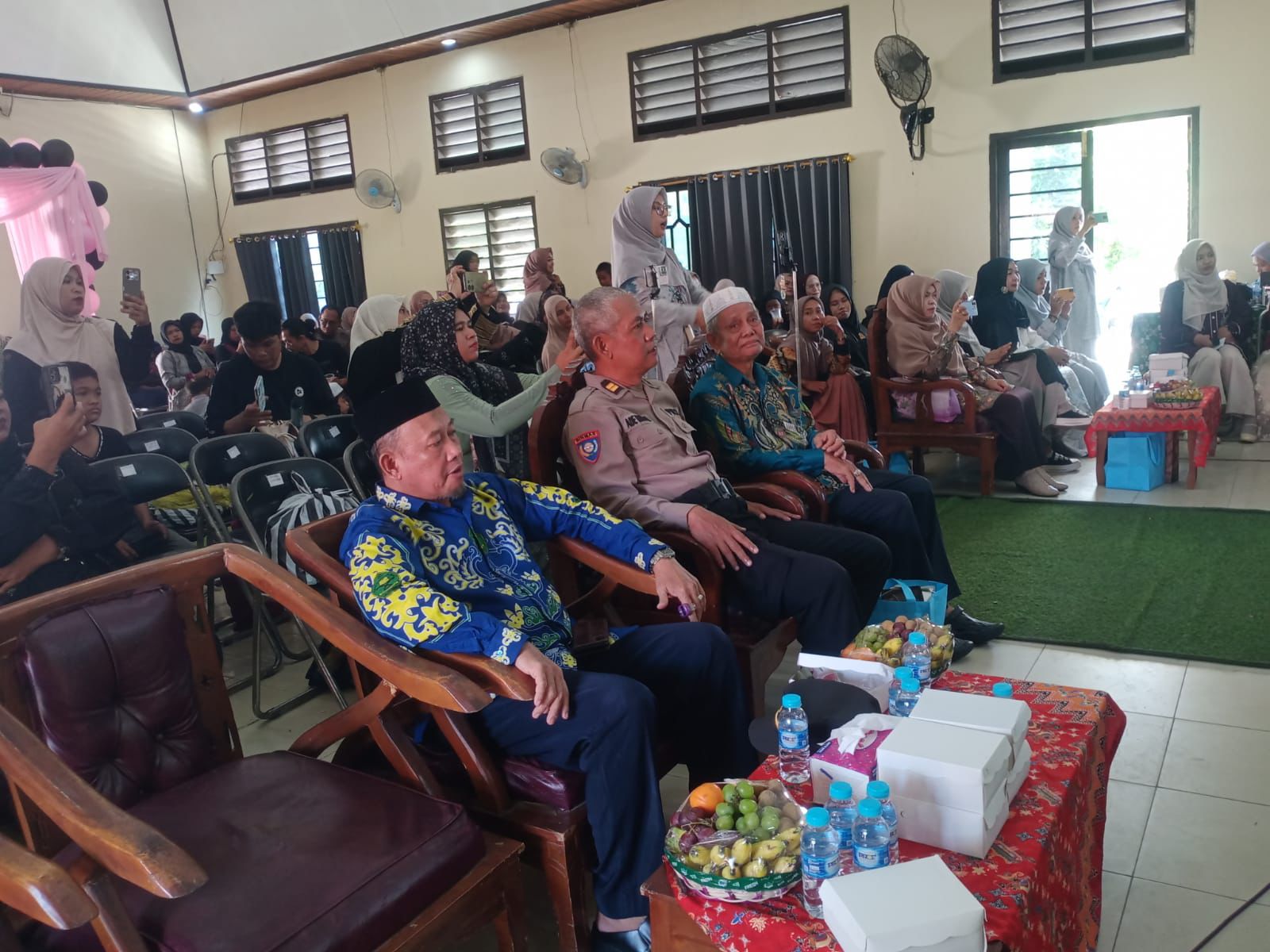 Hadiri Pentas Seni dan Pelepasan Siswa, Polsek Pahandut Sampaikan Pesan Kamtibmas