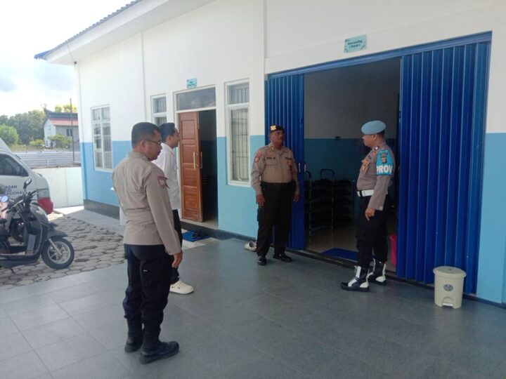 Kunjungi SPPG 2 Polda Kalteng, Polsek Pahandut Pantau Aktivitas Proses MBG