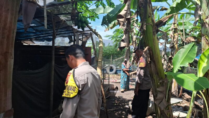 Pertahankan Keamanan, Polsek Bukit Batu Patroli ke Peternakan Ayam