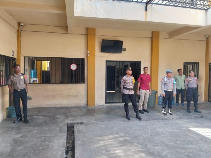 Pastikan Rutan tetap Aman dan Tertib, Pamapta II SPKT Polresta Palangka Raya Cek Tahanan
