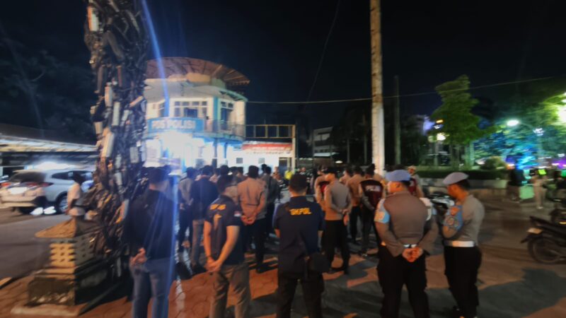 Dukung Rangkaian Pengamanan Pawai Takbiran, Personel Sidokkes Polresta Palangka Raya Disiagakan