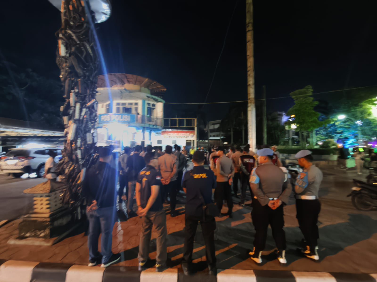 Dukung Rangkaian Pengamanan Pawai Takbiran, Personel Sidokkes Polresta Palangka Raya Disiagakan