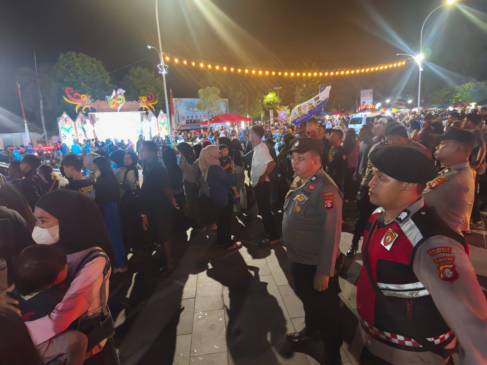 Usai Terima Arahan, Polresta Palangka Raya Amankan Seluruh Rangkaian Pawai Takbiran Idul Adha