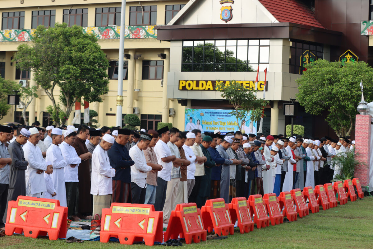 Maknai Hari Raya Idul Adha 1447 H, Polda Kalteng Gelar Salat Id Bersama Masyarakat