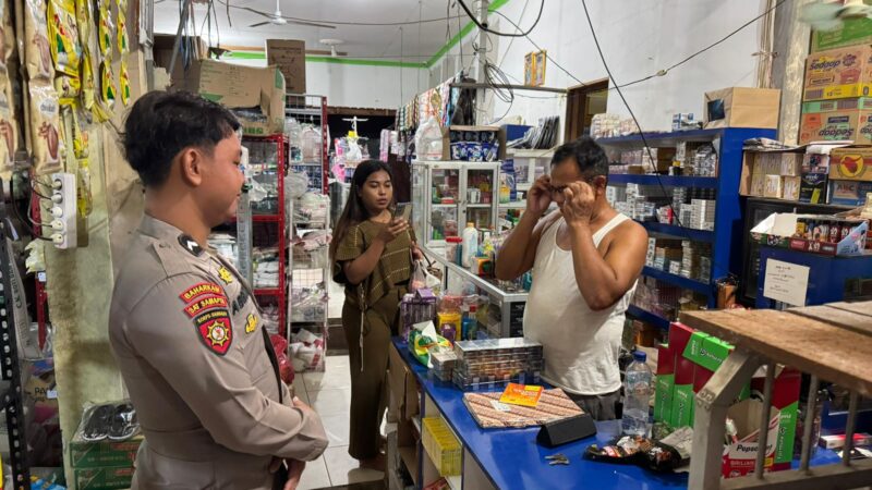 Duduk Bersama Warga, Anggota Polsek Rakumpit Edukasikan Layanan Polri 110