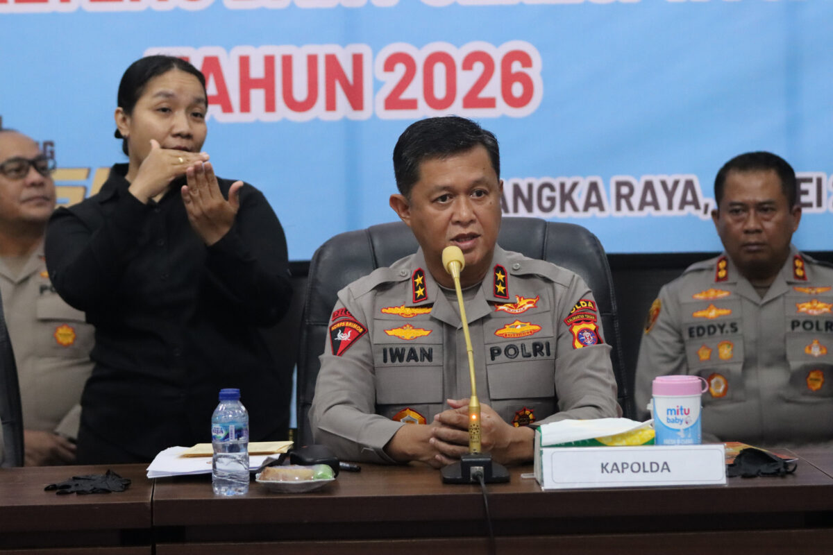 Polda Kalteng Ungkap 121 Kasus Kejahatan Jalanan Periode Januari hingga Mei 2026, 233 Tersangka Berhasil Diamankan
