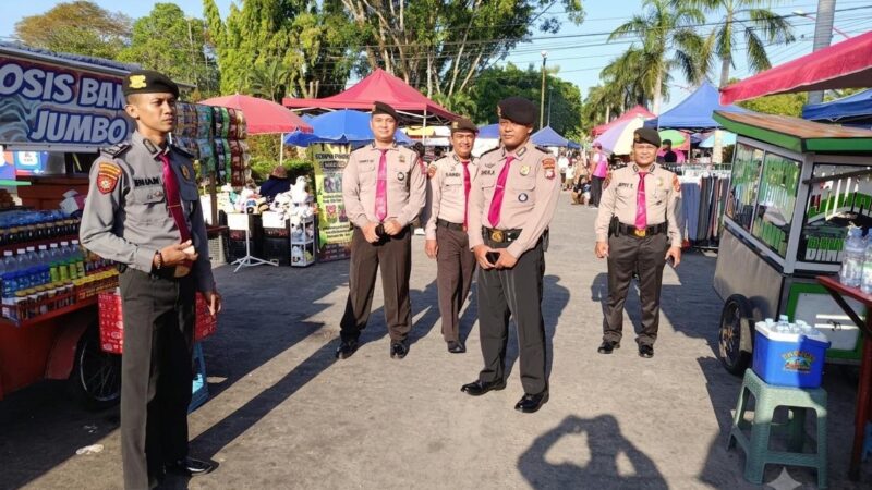 Berikan Rasa Aman untuk Warga, Satpamobvit Polresta Palangka Raya Hadir di CFD