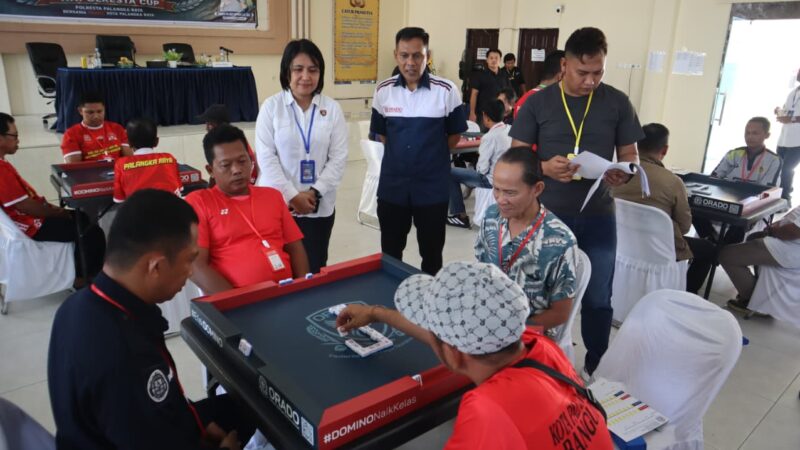 Semarak Hari Bhayangkara ke-80, Polresta Palangka Raya Selenggarakan Turnamen Domino ORADO