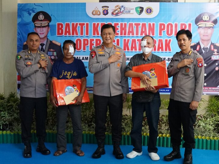 Bakti Kesehatan Hari Bhayangkara ke-80, Polda Kalteng Gelar Operasi Katarak Gratis untuk Masyarakat