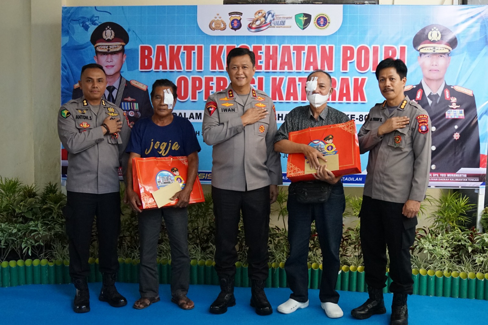 Bakti Kesehatan Hari Bhayangkara ke-80, Polda Kalteng Gelar Operasi Katarak Gratis untuk Masyarakat