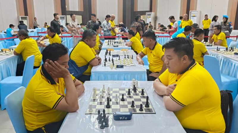 81 Peserta Siap Bersaing Ketat di Kejuaraan Catur Kapolda Kalteng Cup 2026