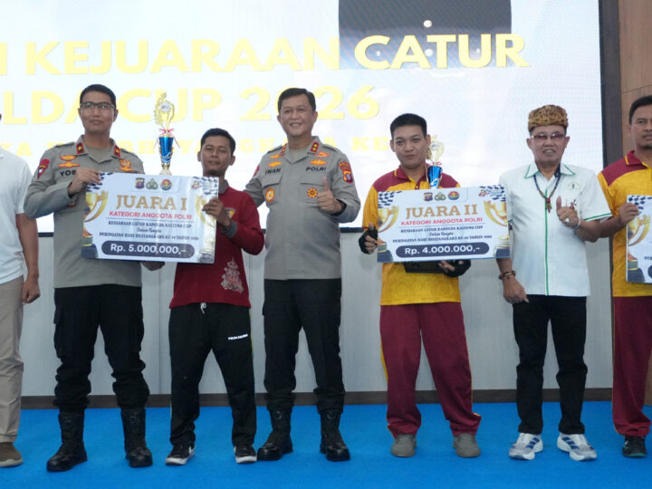 Berlangsung Meriah, Kejuaraan Catur Kapolda Kalteng Cup 2026 Lahirkan 6 Pecatur Berprestasi