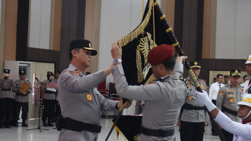 Jelang HUT Bhayangkara ke-80, Polda Kalteng Gelar Pencucian Pataka Manunggal Dharma Karya Jaya