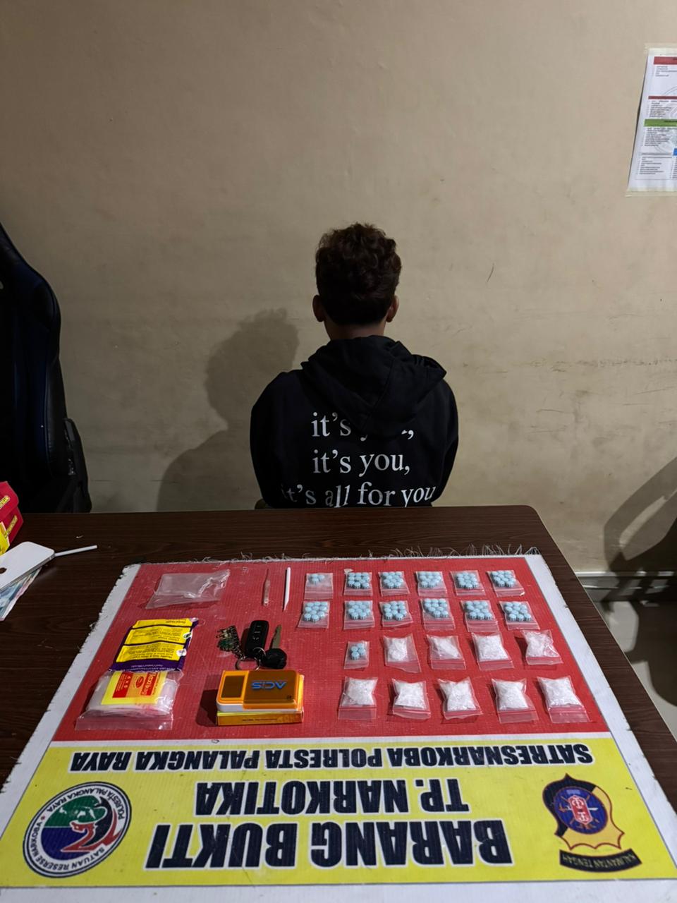 Ringkus Terduga Pengedar, Satresnarkoba Polresta Palangka Raya Amankan 40,38 Gram Sabu dan 117 Butir Ekstasi