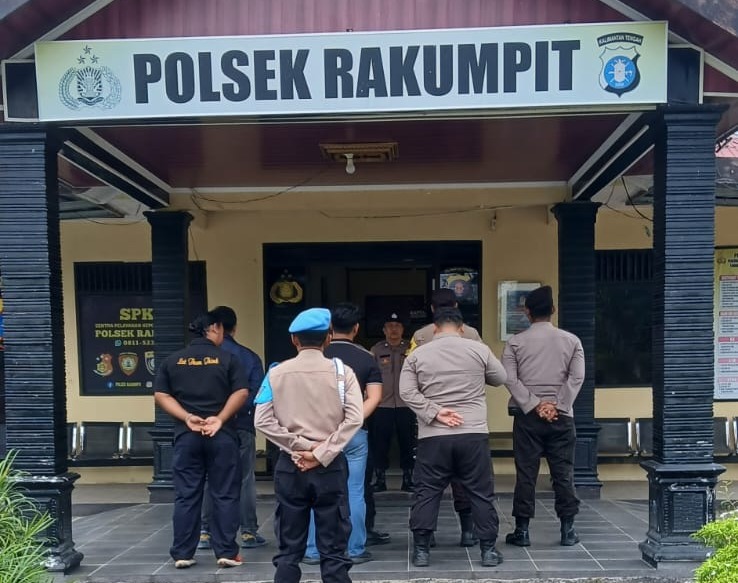 Jelang Laksanakan Tugas, Polsek Rakumpit Gelar Apel Pagi di Mako