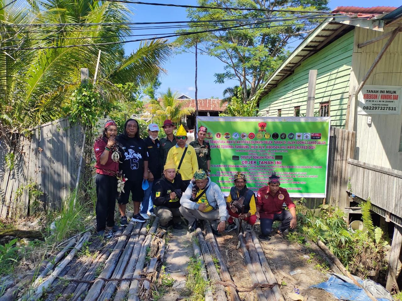 Polresta Palangka Raya Lakukan Pengamanan Aksi Penyampaian Aspirasi Terkait Sengketa Lahan di Jalan Adonis Samad
