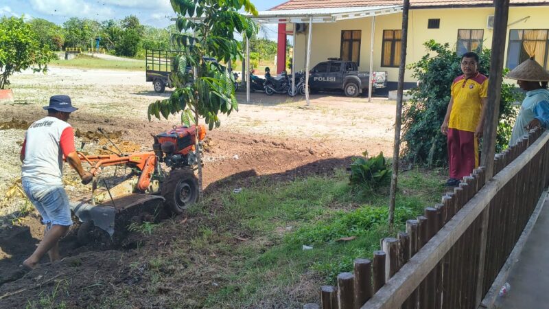 Dukung Penanaman Jagung Kuartal III, Polsubsektor Jekan Raya Siapkan Lahan Seluas 0,5 Ha