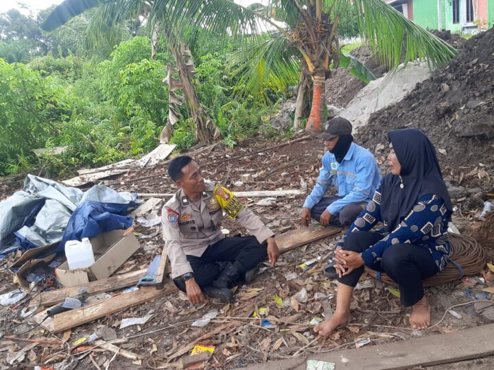 Sambang DDS di Petuk Katimpun, Bhabinkamtibmas Polsek Pahandut Imbau Waspada Curanmor