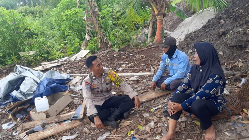 Sambang DDS di Petuk Katimpun, Bhabinkamtibmas Polsek Pahandut Imbau Waspada Curanmor