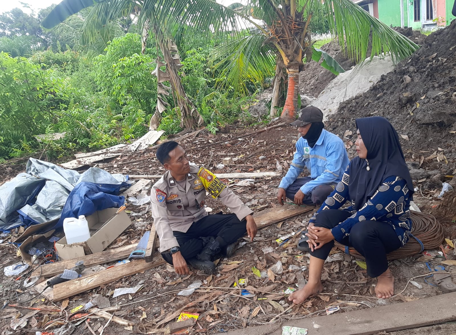 Sambang DDS di Petuk Katimpun, Bhabinkamtibmas Polsek Pahandut Imbau Waspada Curanmor
