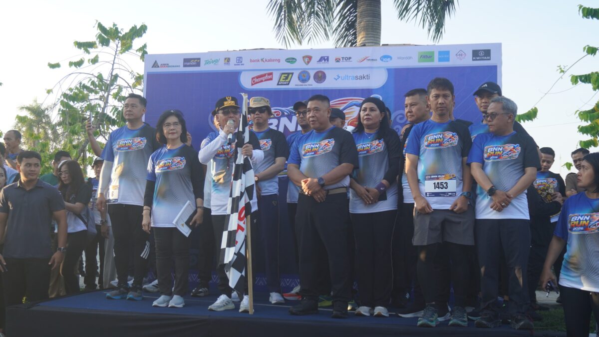 Bundaran Besar Membara, BNNP Kalteng Peringati HANI 2026 Melalui Olahraga Massal