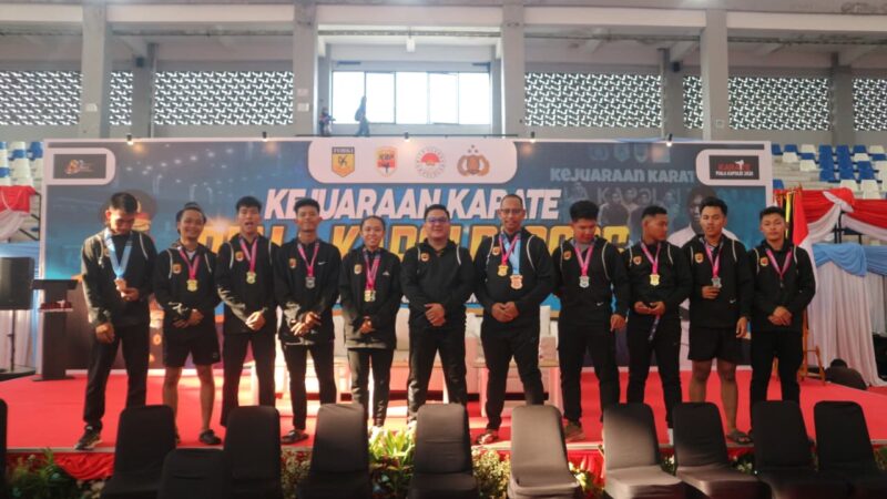 Polda Kalteng Borong 13 Medali di Kejuaraan Karate Kapolri Cup 2026