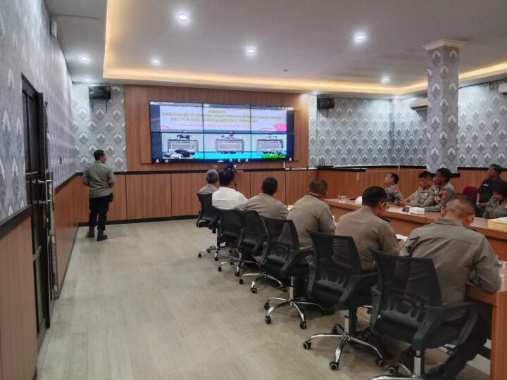 Polresta Palangka Raya Ikuti Taklimat Akhir Audit Kinerja Tahap II Itwasum Polri Secara Virtual