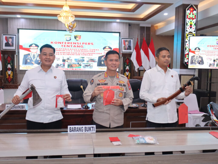 Polda Kalteng Ungkap 331 Kasus Narkoba dan Tangani 323 Kasus 3C Sepanjang Tahun 2026
