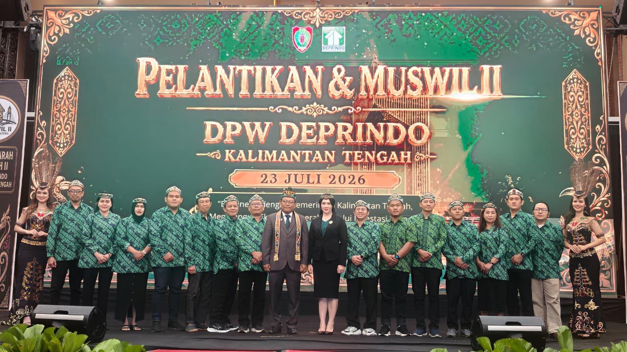 Resmi Dilantik, Deprindo Kalteng Dukung Program 3 Juta Rumah dan Targetkan 3.000 Unit pada 2027