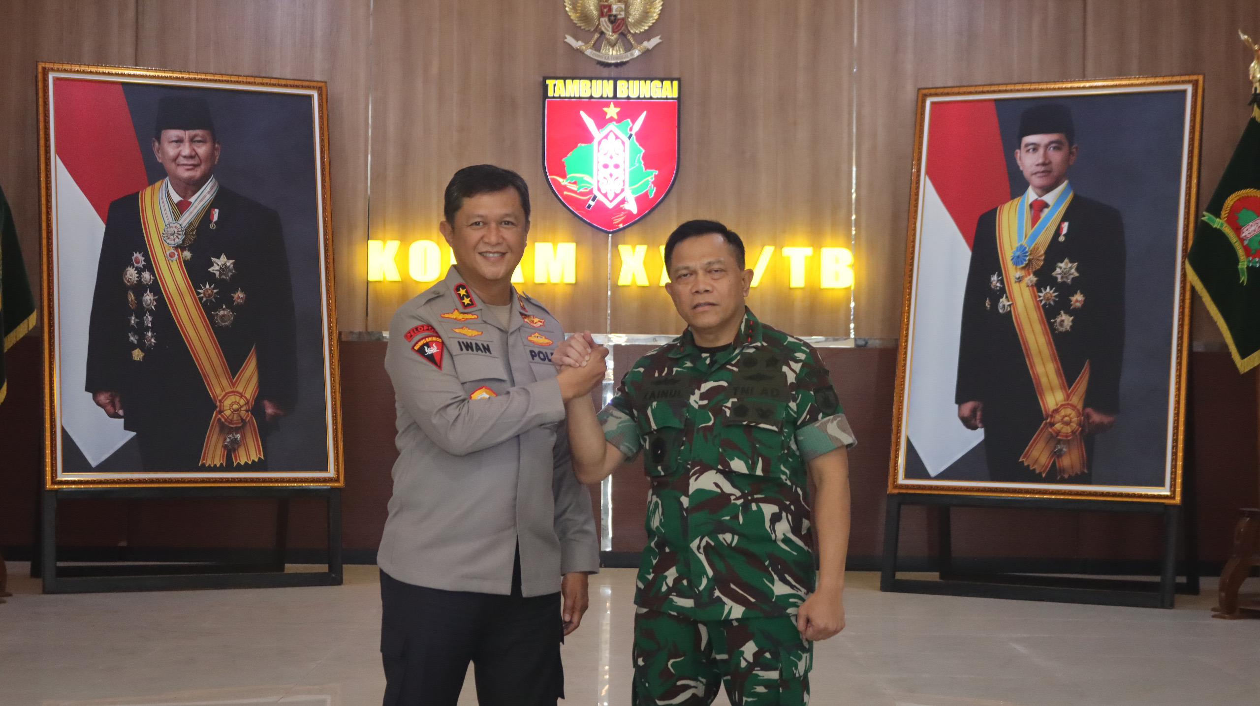 Kapolda Kalteng Perkuat Soliditas TNI-Polri Lewat Silaturahmi dengan Pangdam XXII Tambun Bungai