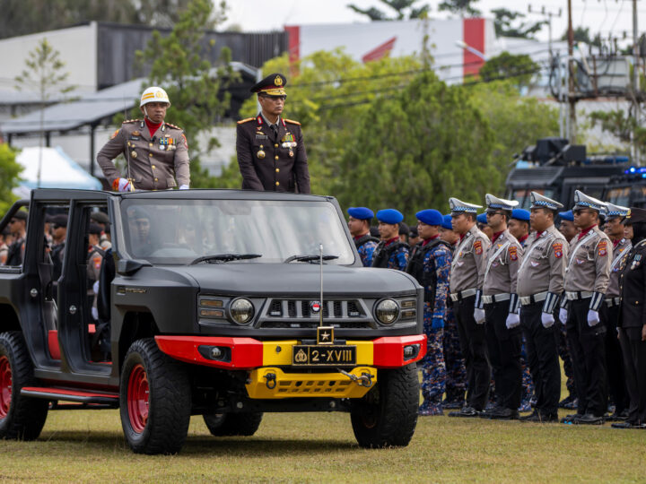 Upacara Hari Bhayangkara ke-80 di Polda Kalteng Berlangsung Khidmat, Dimeriahkan Tari Kolosal Nyiru
