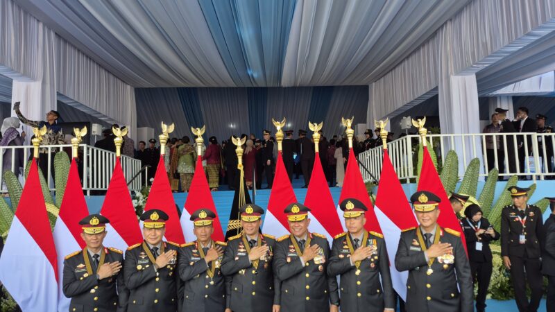 Momen Hari Bhayangkara ke-80, Polda Kalteng Terima Tanda Kehormatan Nugraha Sakanti dari Presiden