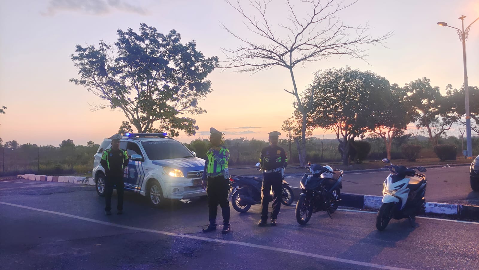 Jaga Kamseltibcar Lalu Lintas, Satlantas Polresta Palangka Raya Gencarkan Patroli Antisipasi Balapan Liar