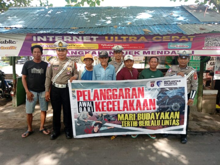Satlantas Polresta Palangka Raya Gandeng Ojek Pangkalan Jaga Budaya Tertib Lalu Lintas