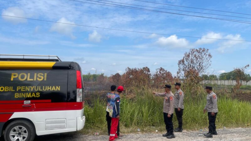 Satgas Preemtif Operasi Bina Karuna Polresta Palangka Raya Patroli ke Titik Rawan Karhutla