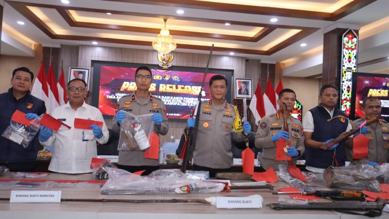 Konferensi Pers Kasus Tumbang Kalemei, Kapolda Sebutkan Fakta 3 Personel Satresnarkoba Tewas Dikeroyok Sajam Lalu Jenazah Dibuang ke Sungai