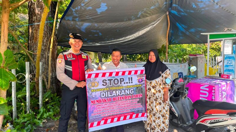 Satsamapta Polresta Palangka Raya Gencarkan Sosialisasikan Larangan Karhutla kepada Masyarakat