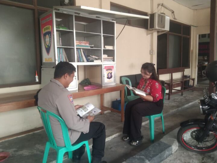 Untuk Tingkatkan Budaya Literasi, Bhabinkamtibmas Langkai Hadirkan Program Bajaka Presisi