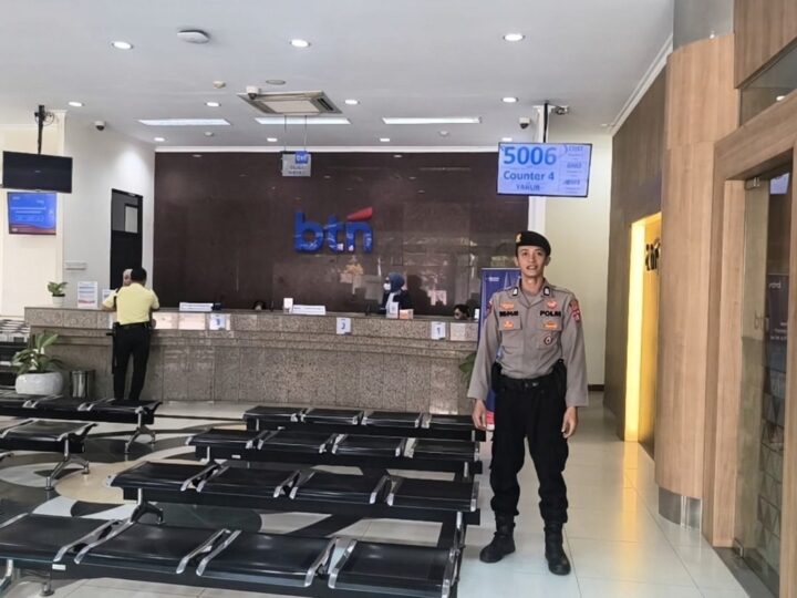 Pastikan Bank Tetap Aman, Satpamobvit Polresta Palangka Raya Tingkatkan Pengamanan
