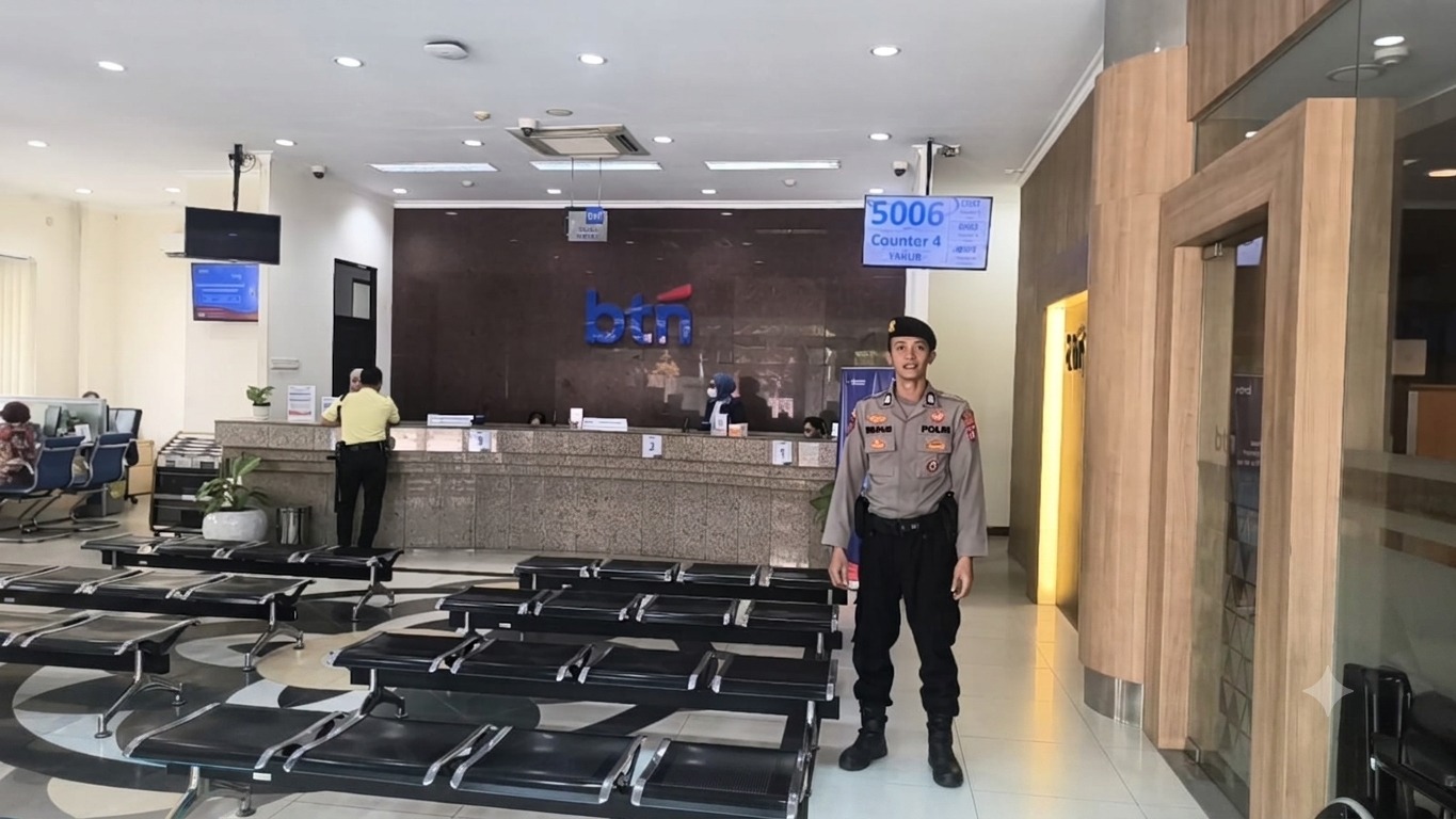 Pastikan Bank Tetap Aman, Satpamobvit Polresta Palangka Raya Tingkatkan Pengamanan