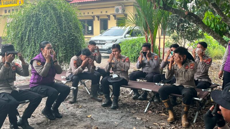 Polda Kalteng Berikan Trauma Healing bagi Personel Satgas Aman Nusa II
