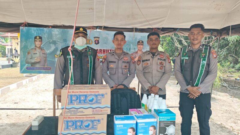Dukung Kesiapsiagaan Tugas, Tim Dokkes Polda Kalteng Periksa Kesehatan Personel Satgas Aman Nusa