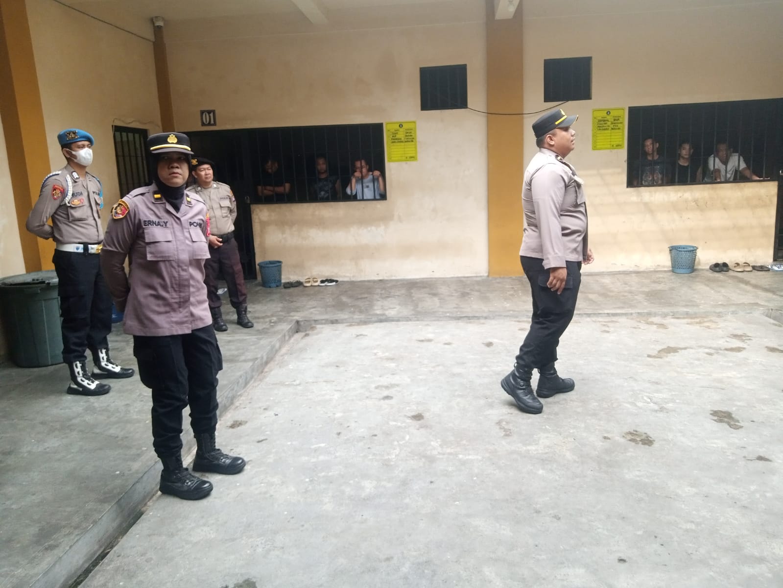 Pamapta I SPKT Polresta Palangka Raya Pastikan Kondisi Ruang Tahanan Secara Berkala