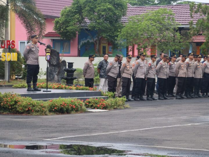 Pimpin Apel di Mapolresta, Kasiwas Ingatkan Personel Jaga Kesehatan dan Kebersihan